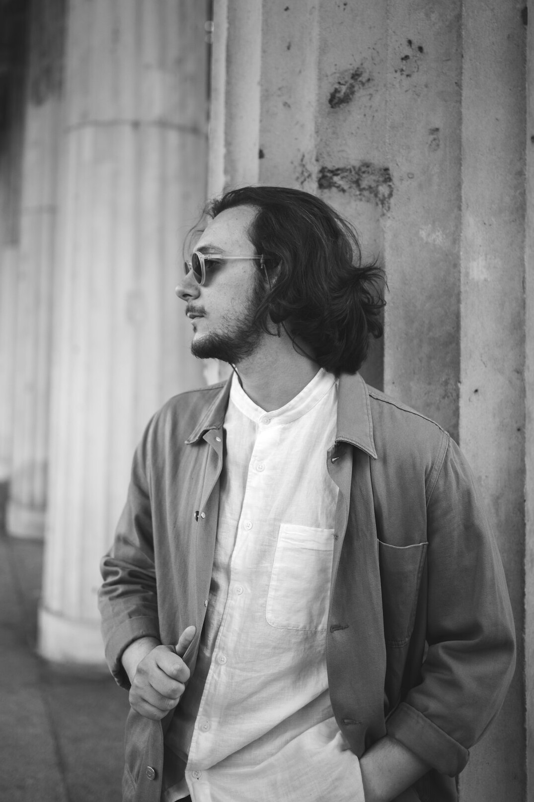 Portrait of a man in a shirt